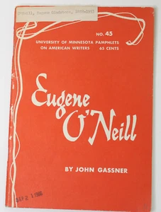 Eugene O'Neill von John Gassner University of Minnesota amerikanische Schriftsteller Broschüre - Bild 1 von 12