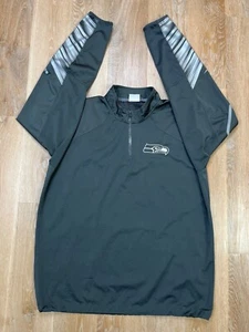 Nike Seattle Seahawks Jacket Mens Extra Large XL Grey Sphere Hybrid On Field - Picture 1 of 15