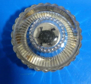 Antique Gillinder glass articulating turtle paperweight 1800s appendage all work - Picture 1 of 10