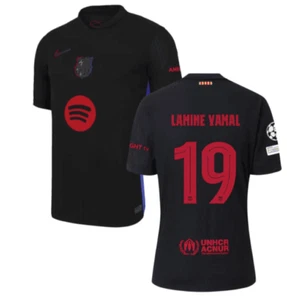 New Nike FC Barcelona 24/25 Away Jersey Player LAMINE YAMAL #19 (Slim Fit) S-2XL - Picture 1 of 13