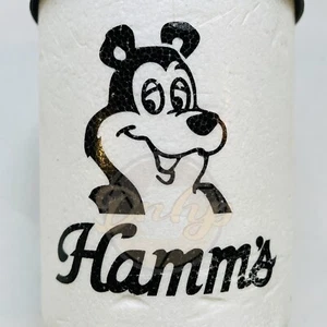 Hamms Beer Bear Koozie Can Lifoam Life Like Products USA 1980s Vintage - Picture 1 of 8