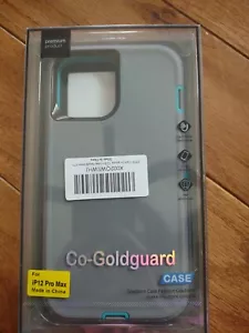 iPhone 12 Pro Max Handyhülle grau/türkis - Bild 1 von 2