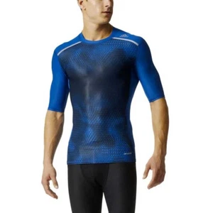 Authentic ADIDAS MENS TECHFIT PERFORMANCE T-Shirt TF Chill GFX SS AJ6087 Large - Picture 1 of 16