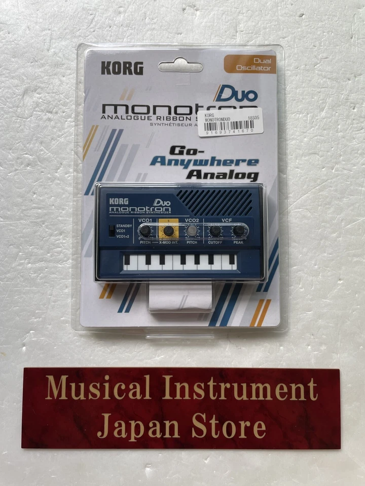 Korg Monotron DUO Analog Ribbon Portable Synthesizer New from Japan - Image 1 of 4