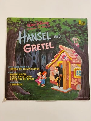 Hansel and Gretel Disneyland Records DQ 1253 LP VG  1964 - Image 1 of 4