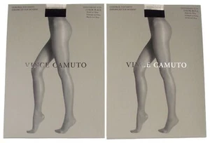 Vince Camuto Control Top Strumpfhose verbesserte Zehenpartie Strumpfhose Menge 2 Größe C/D schwarz - Bild 1 von 3