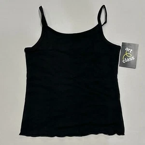 Girls' Lettuce Edge Tank Top - art class Black M 7/8 - Picture 1 of 2