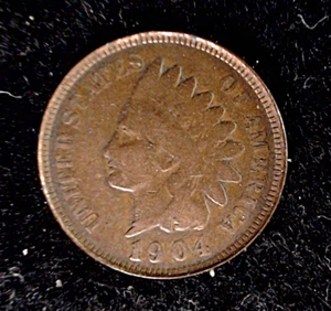 1904 Indian Head Cent Penny - Picture 1 of 2
