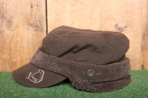 Vintage 2008 THE NORTH FACE Fleece Lined Short Bill Hat w/Corduroy Trim Men's M - Picture 1 of 8