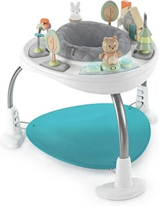Ingenuity Spring & Sprout 2-In-1 Baby Activity Center Jumper and Table with Infa - Picture 1 of 14
