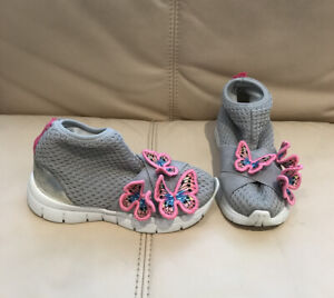 Sophia Webster girls butterfly sock trainers shoes size 11 RRP £175