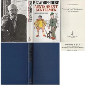 P. G. Wodehouse AUNTS AREN´T GENTLEMEN 1st w/ Original dj 1974 FINE COPY - Picture 1 of 1