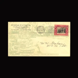 US Stamp Regular Issues Used, F/VF S#651 On advertising cover,Unique... - Picture 1 of 1