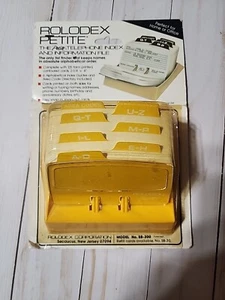 Tarjetas de recarga vintage Rolodex petite 50 The Organizing System NOS SB-30 - Imagen 1 de 9
