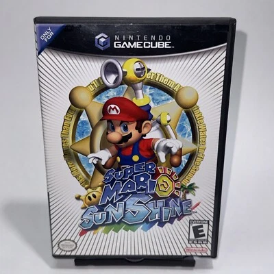 Super Mario Sunshine Nintendo Gamecube Complete CIB W/ Manual, Inserts Tested - Image 1 of 4