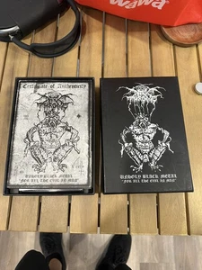 DARKTHRONE Unholy Black Metal Numbered Limited Edition Box Set 5x Cassettes - Picture 1 of 8