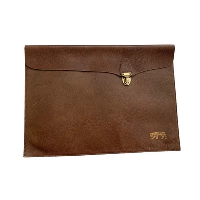 Estuche de negocios vintage de cuero Rawlings Al Glickman Philanthopist Foto 1 de 4