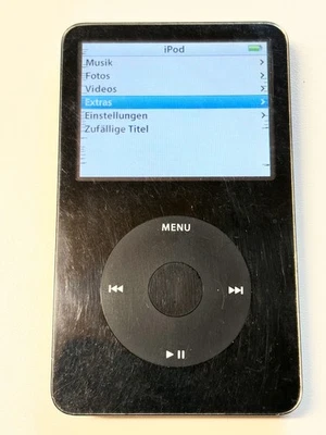 Apple iPod classic video 5 Generation 5g Schwarz (64 GB) 30 GB A1136 Flash - Bild 1 von 4