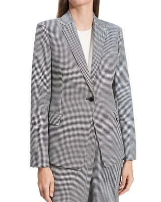 Blazer para mujer Theory ajustado mezcla de lino Foto 1 de 2