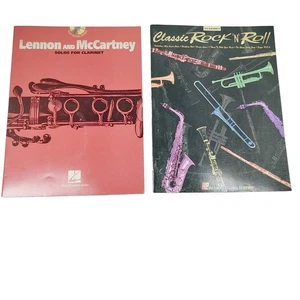 2 Clarinet Music Books Lennon McCartney Solos and Classic Rock n Roll - Picture 1 of 10