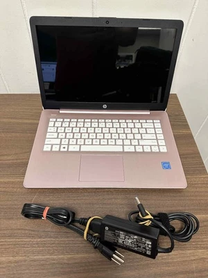 Notebook HP Metallic Rose 14-cb118ds 14 polegadas Celeron N4000 1.1 GHz 4 GB RAMM - Imagem 1 de 4