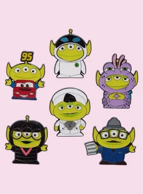 Broche esmaltado Loungefly Disney Pixar Toy Story fantasia alienígena caixa cega - Conjunto completo 6 - Imagem 1 de 2