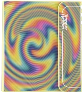 MEAD TRAPPER KEEPER SCHOOL BINDER 1" Rings Retro Psychedelic Tie Dye Rainbow NEW - Picture 1 of 6