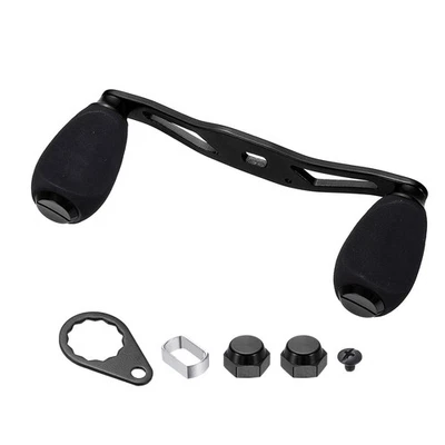 Fishing Reel Handle, Baitcasting Reel Handle with EVA Knob, Black - Image 1 of 4