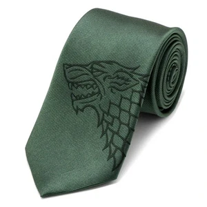 Game of Thrones Stark Direwolf grüne Herren Krawatte - Bild 1 von 5