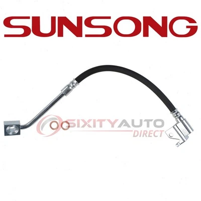 Sunsong Front Right Brake Hydraulic Hose for 2002 Chrysler Cirrus - Hoses ck - Image 1 of 4