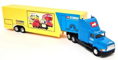 Corgi 31cms Truck American Style Mobile Roadshow Vehicle Blue Yel Diecast Truck - Image 1 of 4