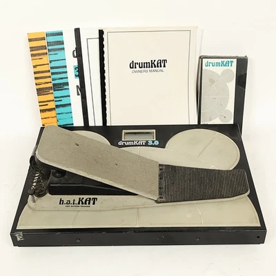 Drumkat 3.0, Hatkat Hat Action Trigger, Manuales y Cinta de Instrucción VHS ¡LOTE! Foto 1 de 4