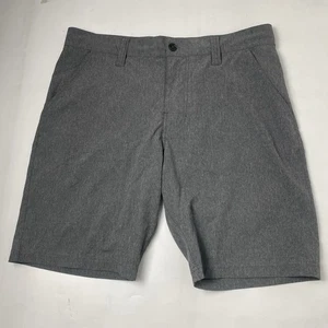 prAna Shorts Mens Gray Merrit 9” Performance Tech Gorpcore Outdoors Hiking Sz 32 - Picture 1 of 17