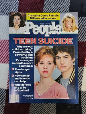 People Mag Feb 18 1985 Teen Suicide FARRAH FAWCETT CHARLIE'S ANGELS  Unread Ln - Image 1 of 4