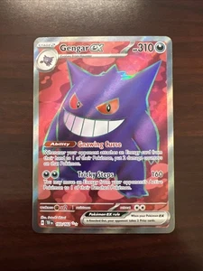 Gengar EX 193/162 Pokemon Scarlet & Violet SV05: Temporal Forces Holo MT LP - Photo 1/4