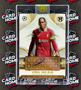 2024-25 Topps Reverence UCC - Virgil Van Dijk /99 Autograph Auto RA-VVD - Picture 1 of 2
