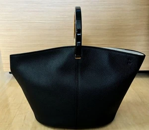 Marni Black Leather Handbag Designer Shoulder Bag Purse Crossbody Elegant - Picture 1 of 10