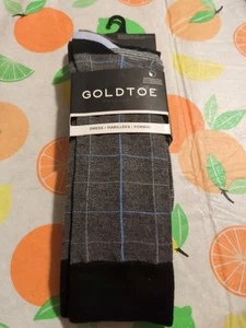 Gold Toe Crew Dress Socks Pack of 3 6-12.5 Asst7 AquaFX Moisture Wicking NEW - Picture 1 of 7
