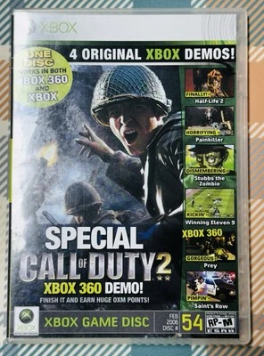 CALL OF DUTY 2 xbox 360 Official DEMO #54 prey SAINTS ROW February 2006 Tested - Image 1 of 4