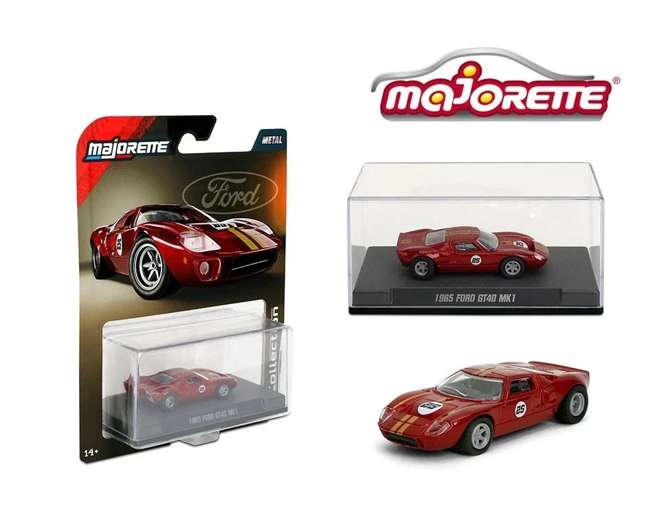 Ford GT40 MK1 1965 Majorette 2025 Collector Series Wave 2 #25 1:64 rojo Foto 1 de 1
