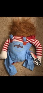 🎃Chucky🔥Puppe "Killin' It" Halloween Cosplay🔥Kostüm🐕Hunde/Katzen🔥👀💯 - Bild 1 von 3