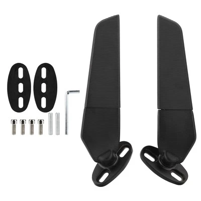 Side Mirrors For Yamaha YZF R1 R3 R6 Adjustable Wind Wing Rearview Mirrors Foto 1 de 4