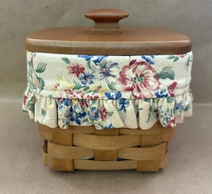 Longaberger 2003 5"x5"x4.5" Measuring Basket Lid,liner and Protector. Collector - Picture 1 of 6