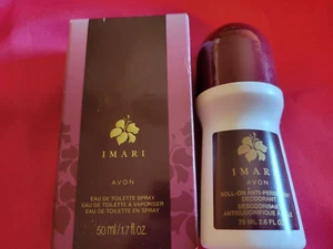 NEW Avon Imari Eau de Toilette Spray 1.7 fl. oz  & Roll-on deodorant 2.6 fl. oz. - Picture 1 of 1