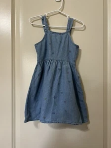 Tommy Hilfiger Girl's Denim Shirt Dress Wash  Size 5 - Picture 1 of 5
