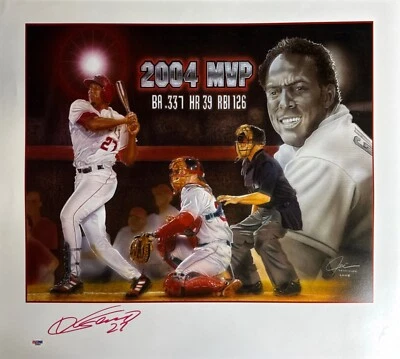 Vladimir Guerrero Signed 20x24 Angels Poster PSA D29324 - Image 1 of 2
