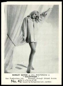 Somportex - 'James Bond 007 Film Scenes' (1964) - Shirley Eaton in "Goldfinger" - Picture 1 of 2