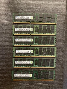 Samsung 16GB (1x16GB) 240-pin RDIMM 1333MHz DDR3 Server RAM Module, set of 6 - Picture 1 of 5