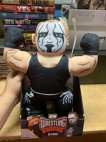 AEW Wrestling Buddies Sting 12” Talking Plush New WCW WWE WWF Cover