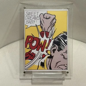 FRAMED Roy Lichtenstein Sweet Dreams Baby 4x6” Mini Print - Picture 1 of 2
